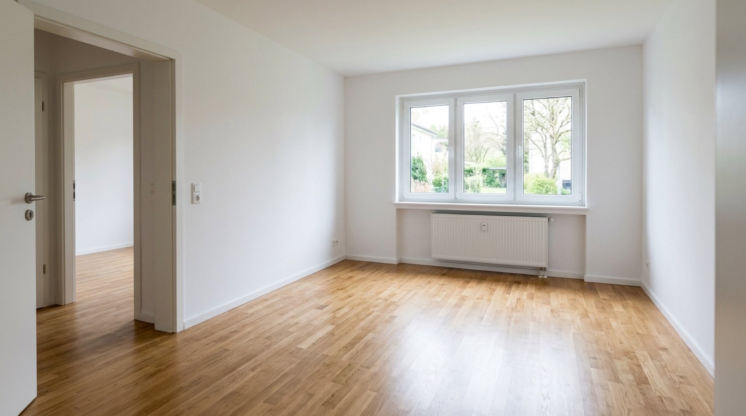 Besenrein geräumte und abnahmefertige Wohnung in Braunschweig