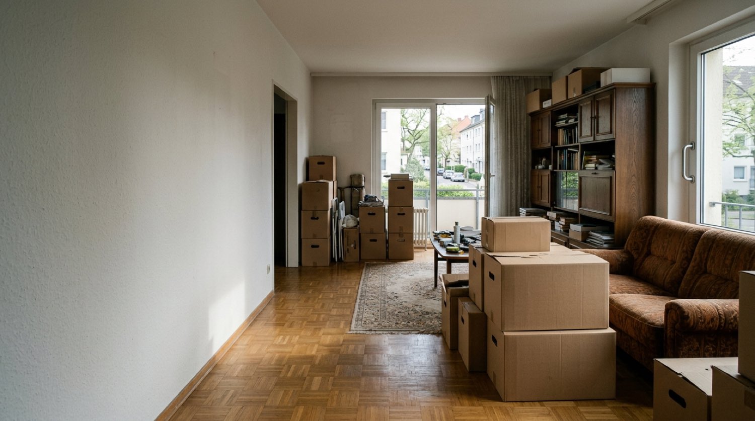 Haushaltsauflösung einer Wohnung in Braunschweig durch EB Entrümpelung